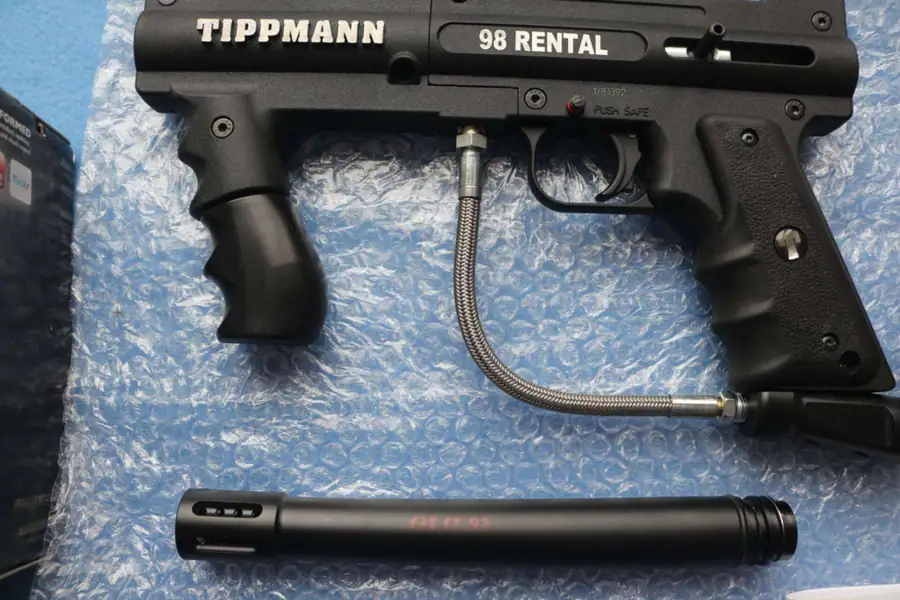 Продажа пейнтбольного маркера Tippmann 98 и фидера Valken V-Max
