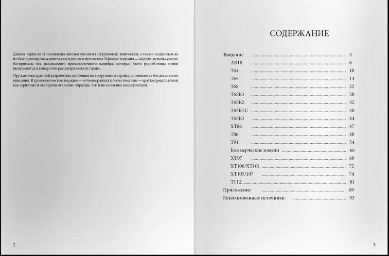 Иллюстрированная серия справочников по автоматам и штурмовым винтовкам мира