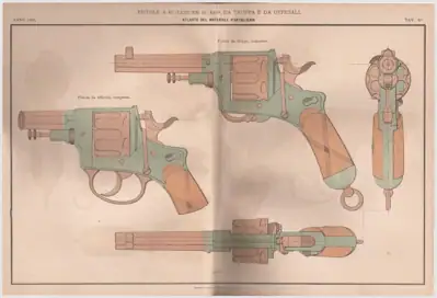 История и трехмерное моделирование револьвера системы Бодео образца 1889 года