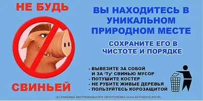 Борьба с мусором на природе: личный опыт уборки и установка самодельных табличек